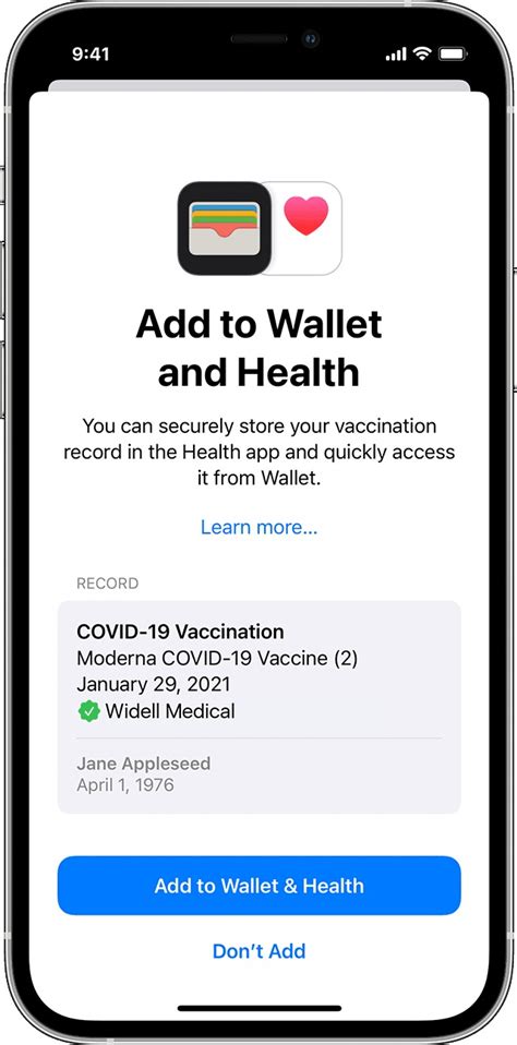 how to save smart health card on iphone|add covid vaccine card apple wallet.